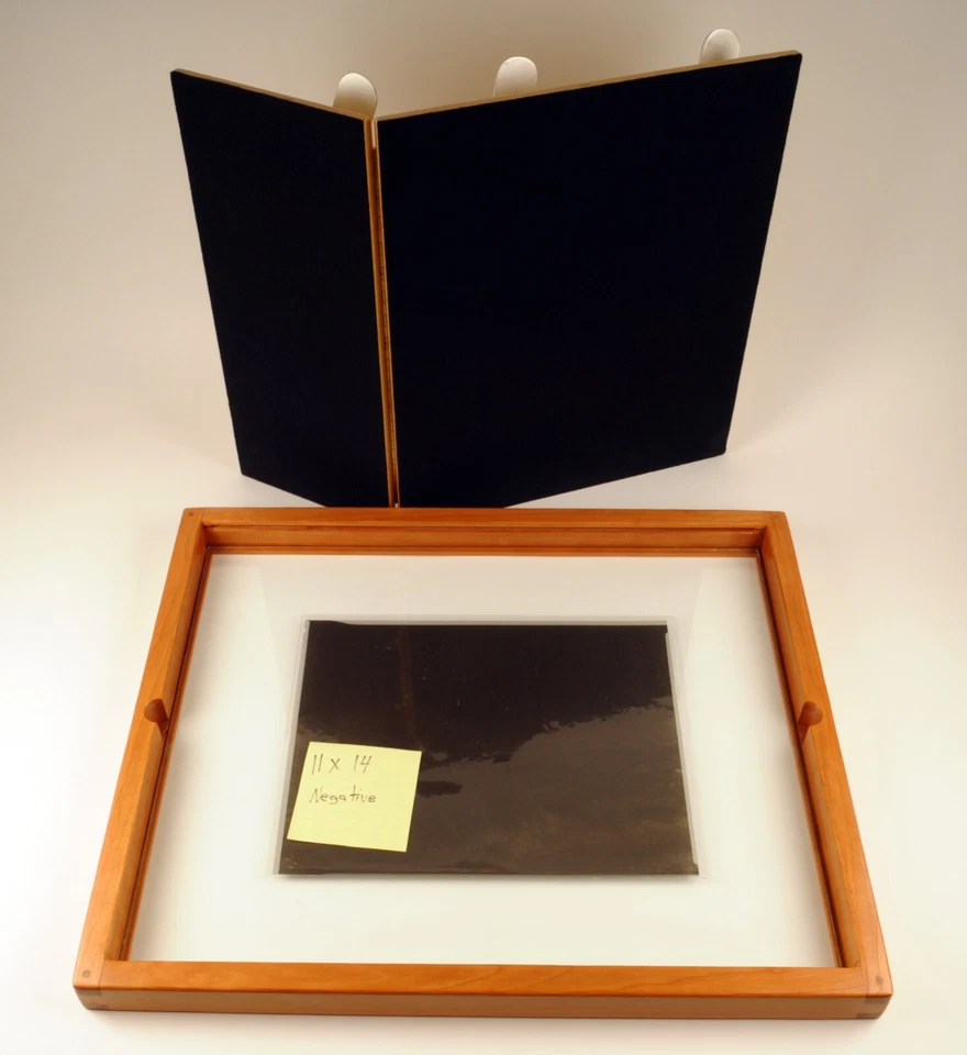 Marco de impresión de contacto 18”x22” nuevo hermoso hermoso de madera de cerezo transparente para preventa Foto 3 de 4