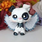 Mini Toy Pet Shop, Dog , Collie With Wings, OOAK Custom Hand Painted, Nice!