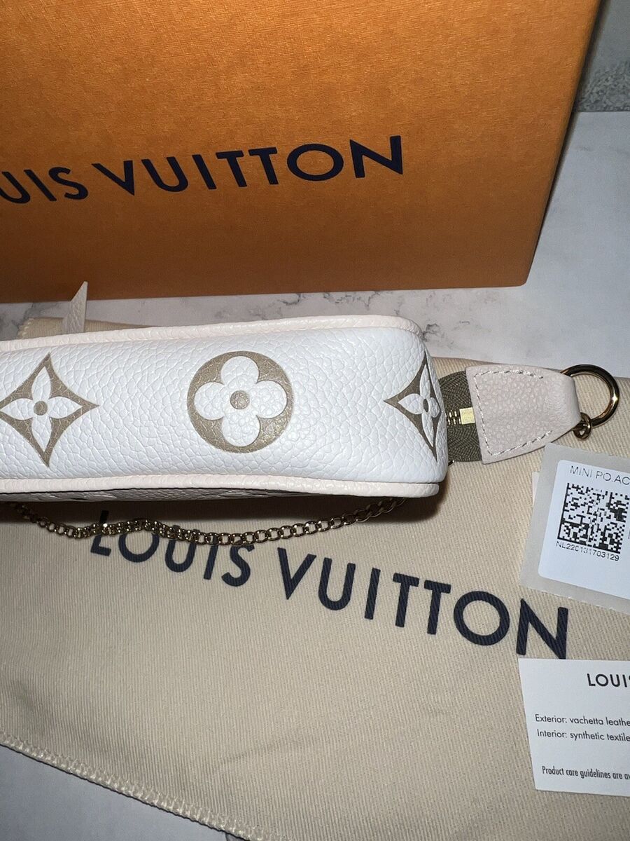 Louis Vuitton Sunset Pochette New Khaki Beige Cream Louis Vuitton Sunset Pochette New Khaki Beige Cream