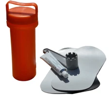 Inflatable Boat Repair Kit, 3 X PVC Patch, 1 X 30g Glue and 1 X Valve Wrench