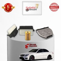 Wartungsset Filter Mercedes Klasse C 300 CDI W204 170KW 231PS 2013