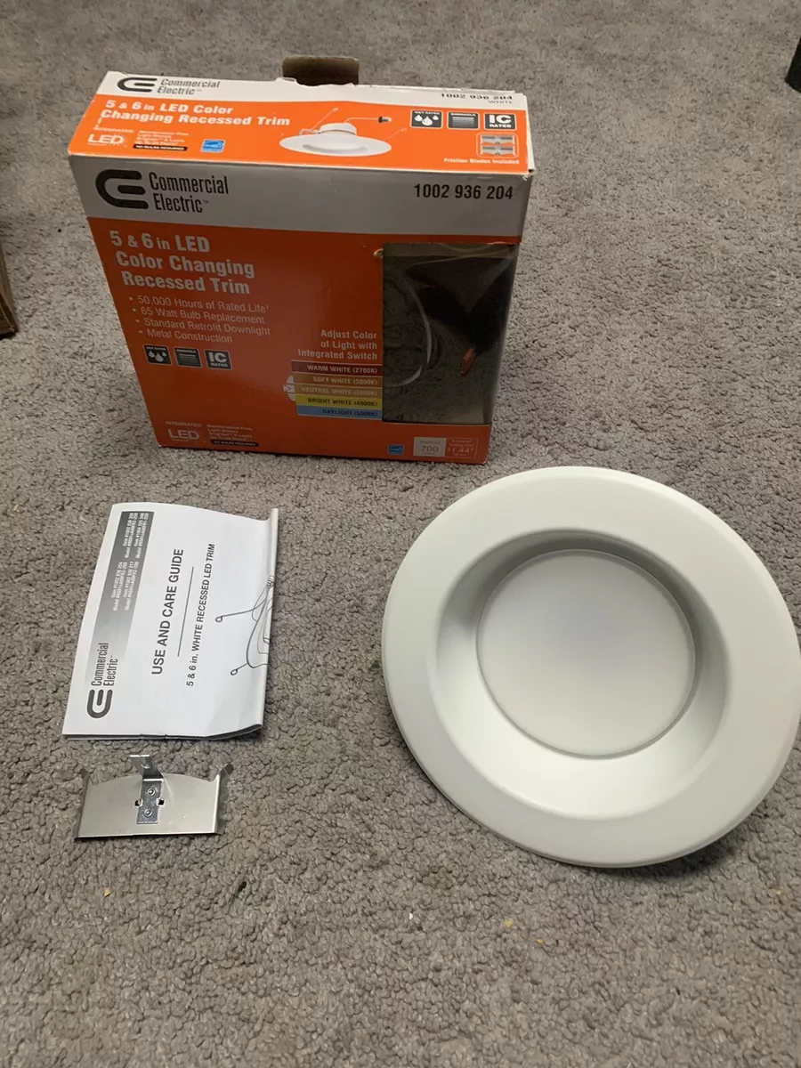 Commercial electric color changing recessed trim deals