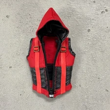 PB-ARS-VEST: 1/12 Red Leather Vest for Mezco one:12 Arsenal (No Figure)