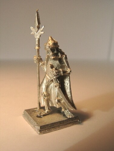 RAL PARTHA Fantasy SKELETON COMMAND - HERO with PIKE D&D Undead 02-180E R - Picture 1 of 1