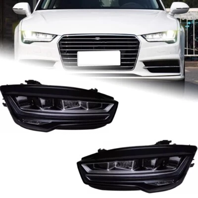 For Audi A7 Matrix Headlights 2011-2018 RS7 S7 DRL Upgrade Dynamic