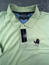 NWT Tommy Hilfiger Green Polo Shirt XL Children s Charity Classic Golf