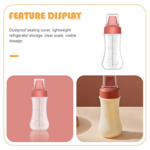 5-hole Seasoning Storage Jar Empty Squeeze Bottle Sauce Ketchup Bottle - Picture 6 of 12