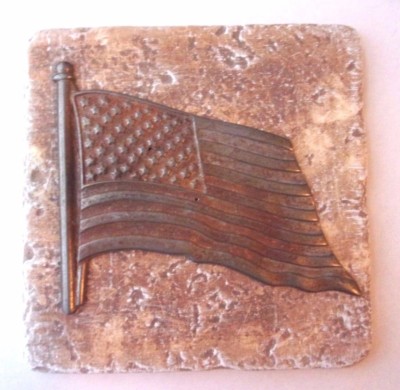 Flag tile mold plaster cement plastic travertine tile mould 6'' x 6'' x 1/3''