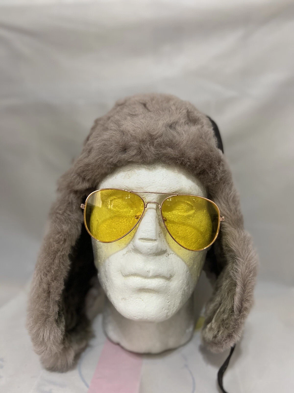 Sheepskin Hat Flying Hat Aviatoer Hat
