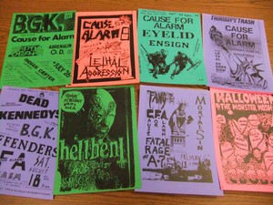Cause-For-Alarm-Repo-Concert-Flyer-Lot-Dead-Kennedys-Lethal-Aggression-Fang-BGK