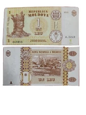 Moldova 1 LEI 2015 Banknote World Paper Money UNC Currency Bill Note