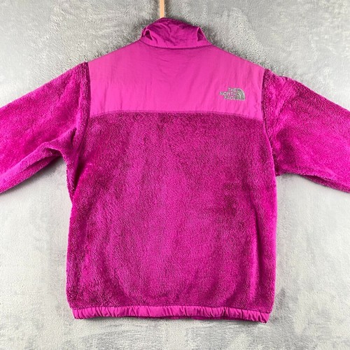 North Face Denali Jacket Girls Large Pink Magenta Fleece Full Zip - Picture 7 of 10