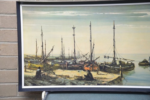 Vintage framed print (1960'S) (Jorge Aguilar-Agon) - Picture 3 of 12