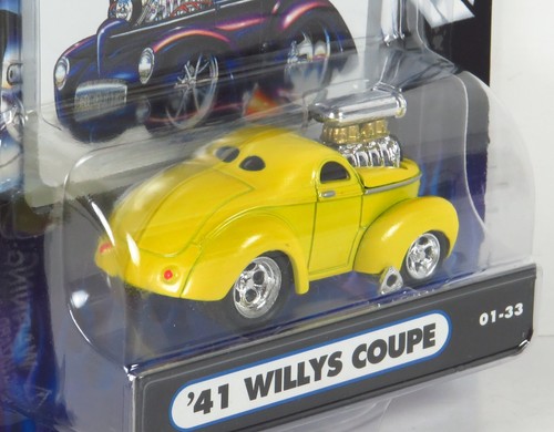 1941 Willys 41 Coupe 2001 Release 01-33 Yellow Diecast Car 1:64 - Picture 3 of 6