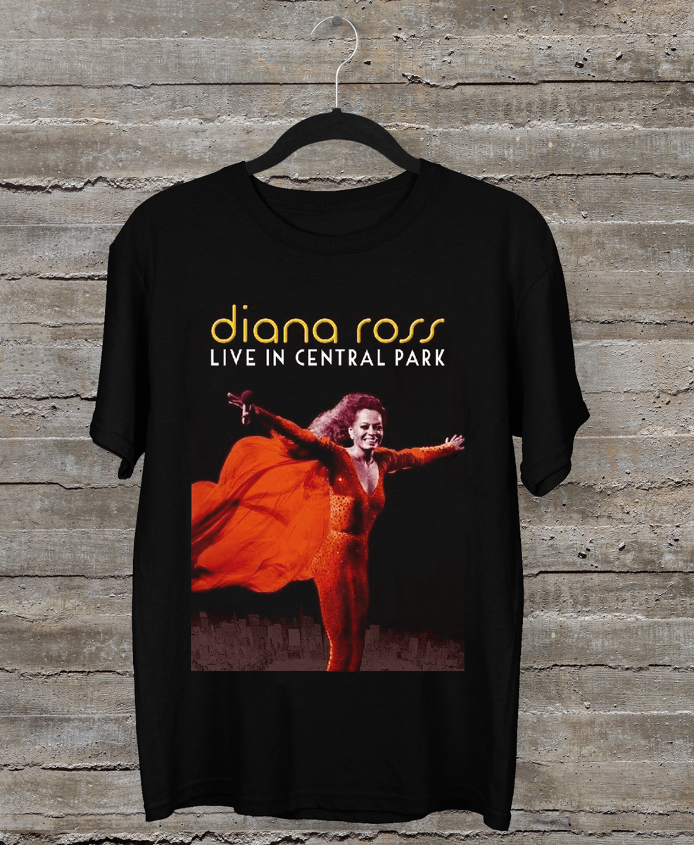NEW Diana Ross Live In Central Park Black All Size Unisex Shirt | eBay