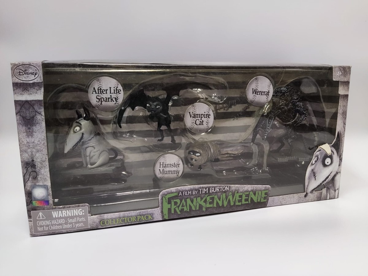 新品 Frankenweenie Sparky VCD フィギュア Frankenweenie After Life Sparky Hamster Mummy Vampire Cat Wererat