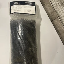 FIREPLACE MESH SCREEN Curtain Wide Panels Black 24x24 By MIDWEST HEARTH