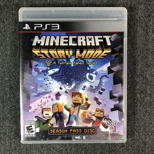 Minecraft: Story Mode Season Pass Disc (Sony PlayStation 3, 2015) PS3 Tested
