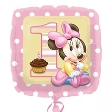 Anagram Mylar Balloon 18in - 1st Minnie [Contains 10 Manufacturer Retail Unit(s