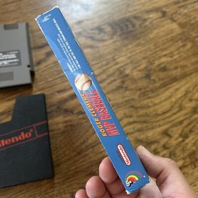 ROGER CLEMENS MVP BASEBALL NINTENDO NES CIB  W Box and Sleeve Manual Nintendo