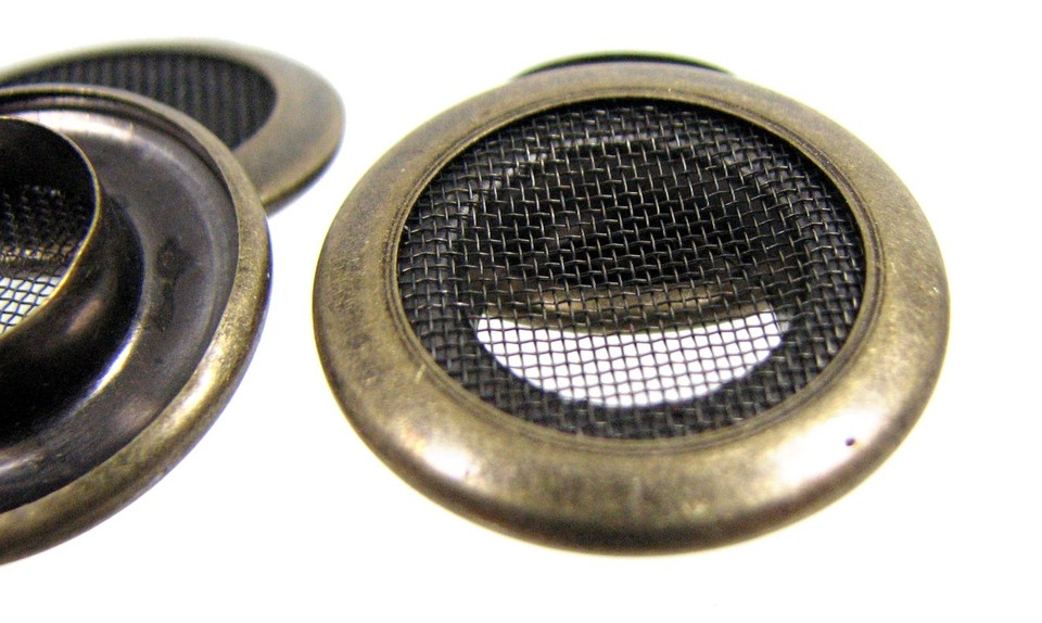Antique Brass Grommets 12-Pack – 15mm Outside Diameter Screened Grommet Set For Crafts & DIY - View #6