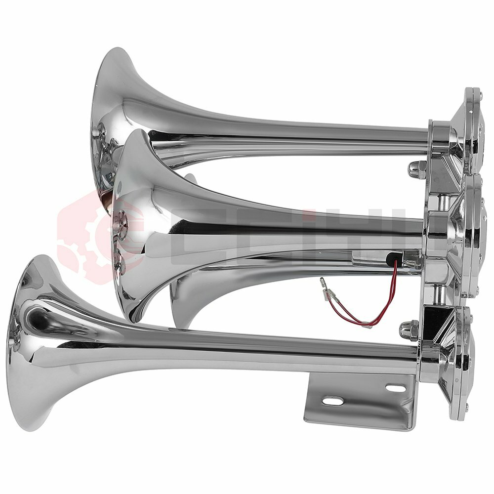 Labwork 150 Db4 Horns Kit Quad Trumpet Air Horn Kit Train Semi Truck Boat RV