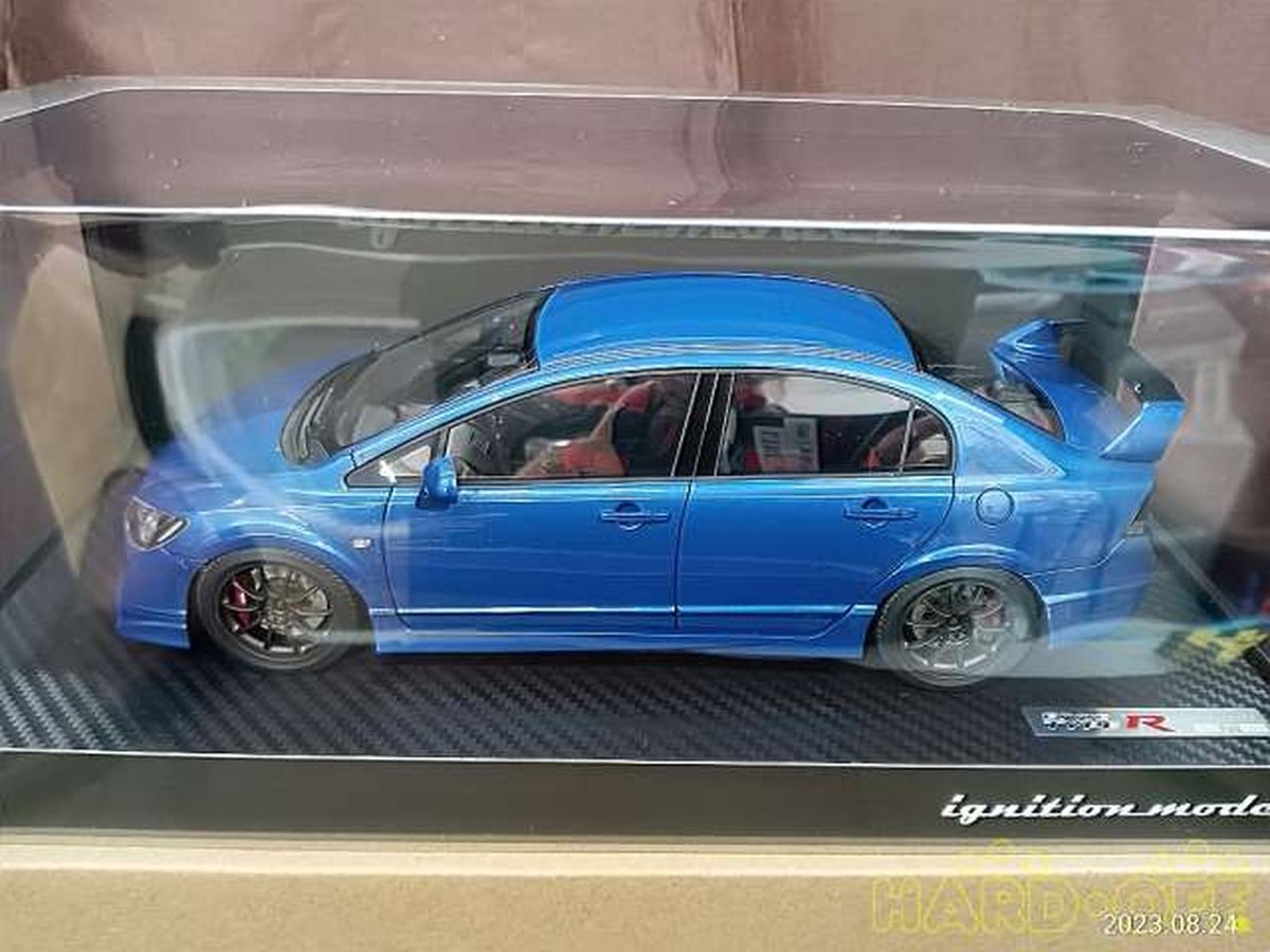 イグニッションモデル シビック TYPE R FD2 Honda CIVIC (FD2) TYPE R White With Engine (ミニカー