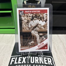 2018 Panini Donruss - Variations Andrew Benintendi #169 Batting, Black & White