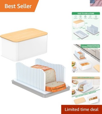 Compact & Durable Bread Slicer with Storage Box   for Sandwiches & Cakes