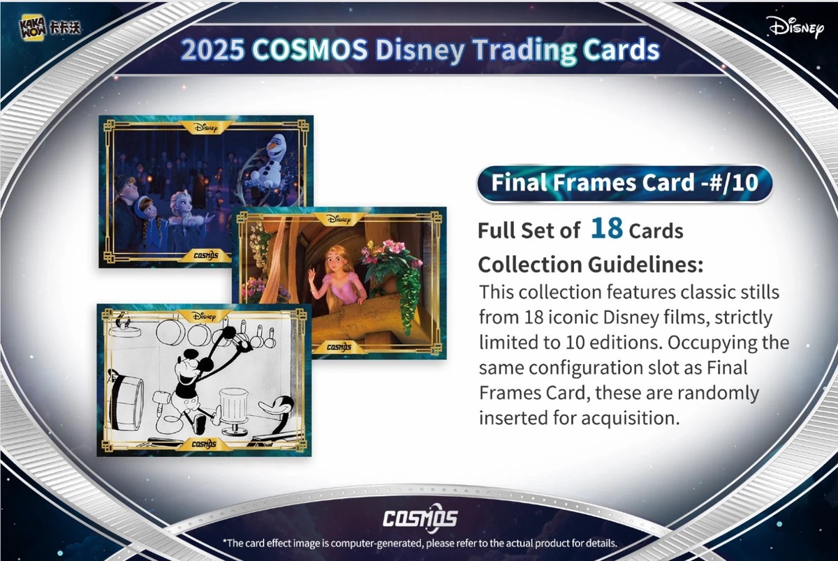 2025 Kakawow COSMOS Disney Trading Cards Factory box（10 packs
