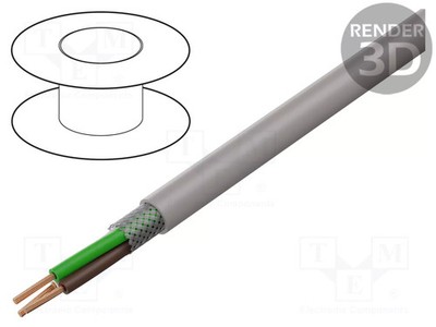 UNITRONIC LiHCH Leitungen PO grau-beige