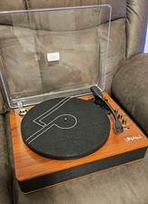 Vintage Turntable LP No.1 LPSC-026 with built-in stereo speakers