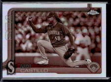 2025 Topps Chrome #69 Luis Castillo Sepia Refractors