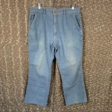 Vintage Levi's Action Casuals Denim Jeans Orange Tab Men's 38x30