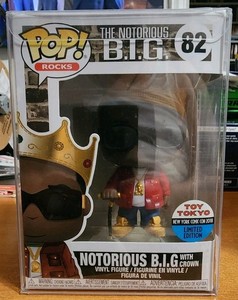 Funko POP Notorious B.I.G 82 Toy Toko Comic Con Exclusive with Crown