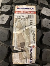 1 New Lt 37 12.50 17 Lrf 12 Ply Ironman All Country Mt Mud Terrain Tire 1 New Lt 37 12.50 17 Lrf 12 Ply Ironman All Country Mt Mud Terrain Tire