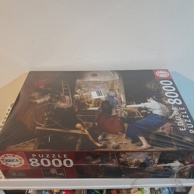 educa 8000 pc jigsaw puzzle, diego velazquez the spinners, brand new sealed