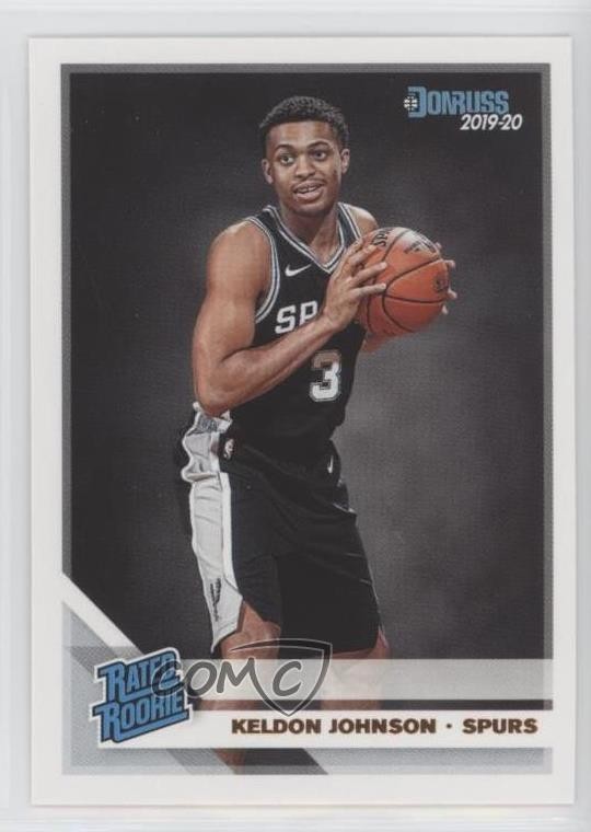 2019-20 Panini Donruss Rated Rookie Keldon Johnson #227 0nr3