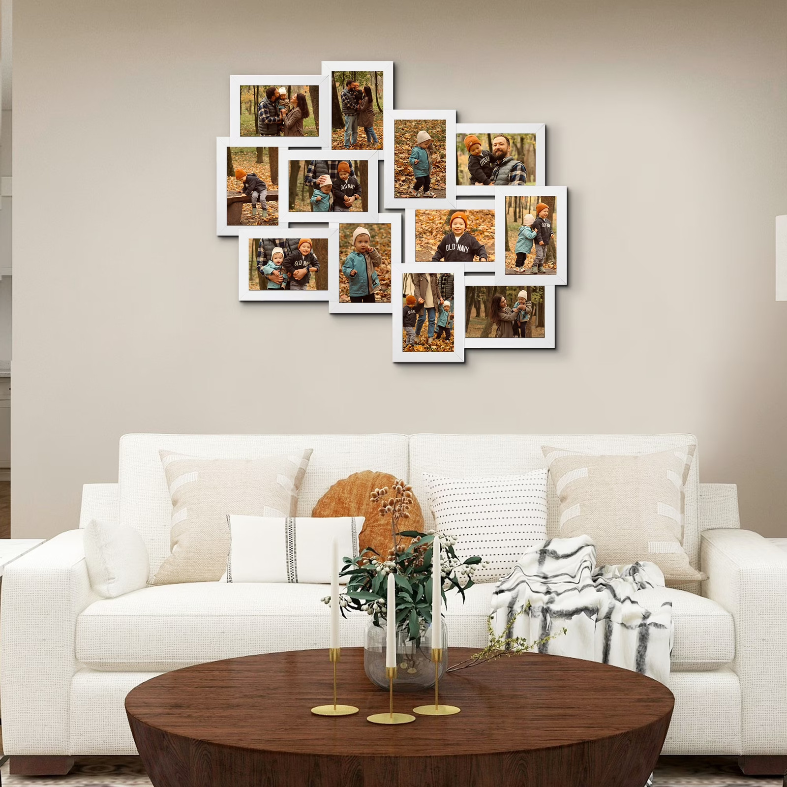 Dl Furniture PF0036 12 Openings Family Display Picture Collage Frames 6 X 4 6390₽