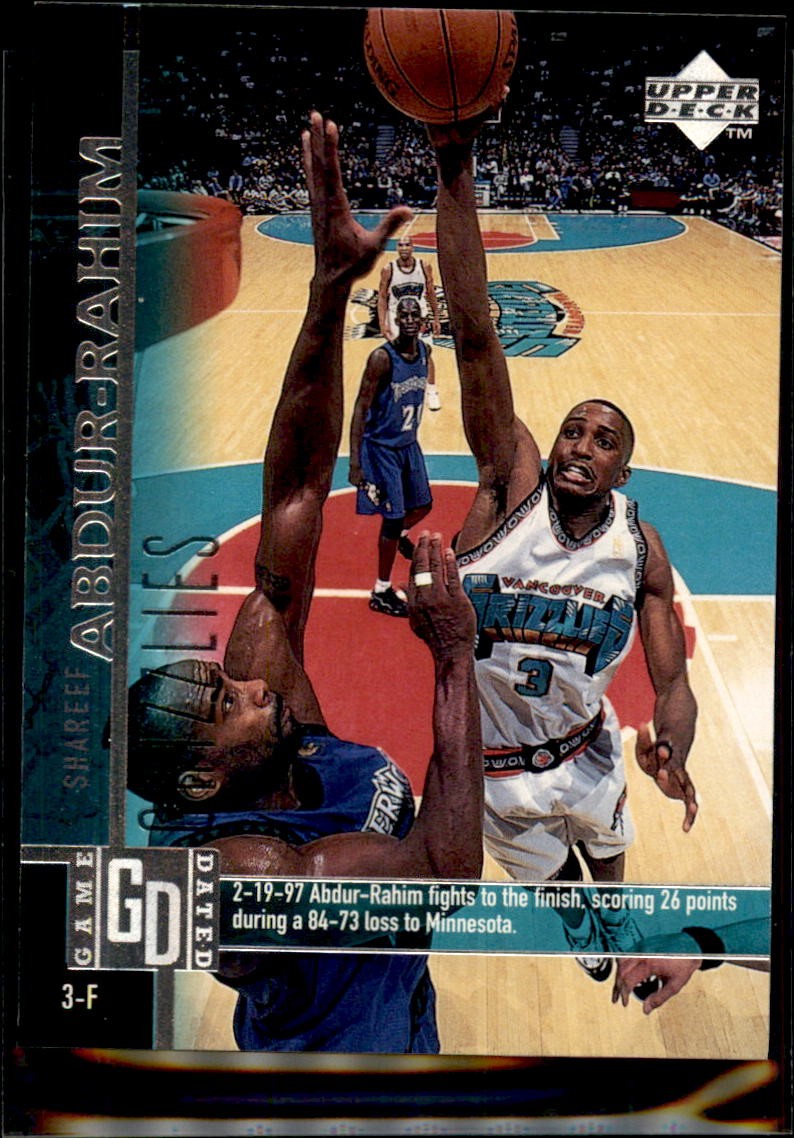 1997-98 Upper Deck #128 Shareef Abdur-Rahim