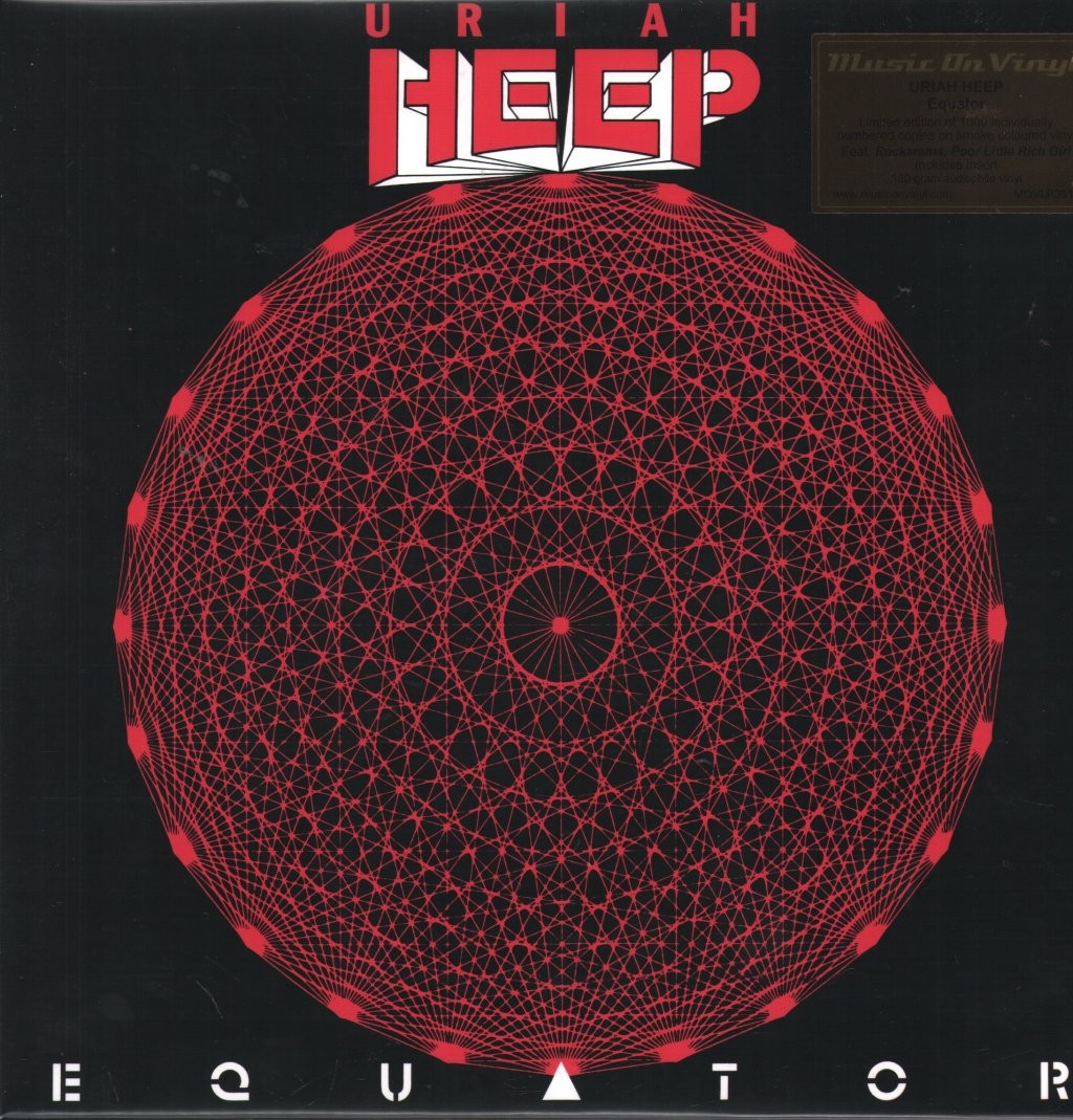 Uriah Heep Equator LP vinyl Europe Music On Vinyl 2024 180g audiophile smoke