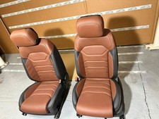 VW TOUAREG III CR7 760 SEATS SPORT LEATHER SEATS BROWN LEATHER FROM TEST...