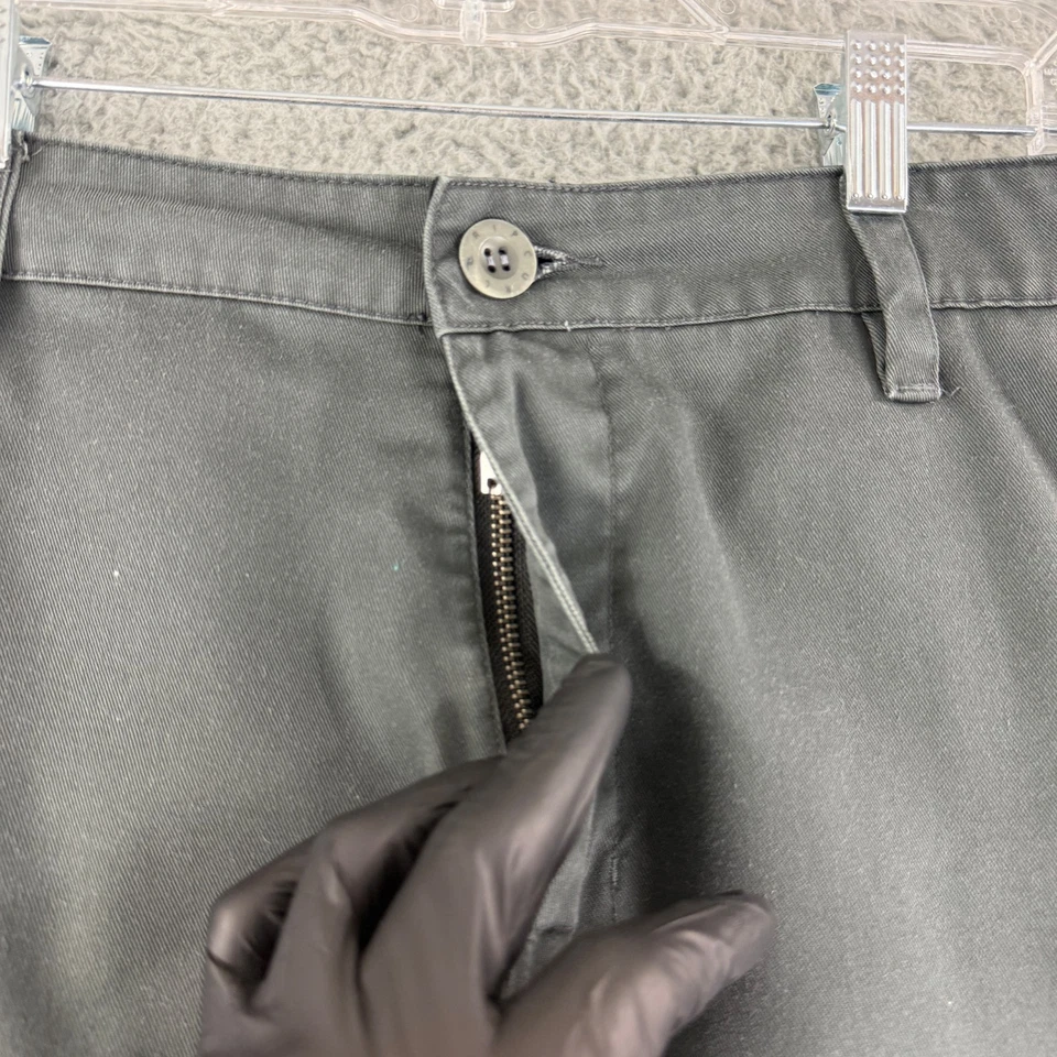 Pantalones Cortos Chinos Rip Curl Para Hombre Talla 34 Gris Informales Frente Plano 10" Verano Playa Foto 4 de 4