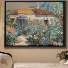 Vintage Floral Still Life Oil Painting Canvas Print Rustic Wall Art Decor