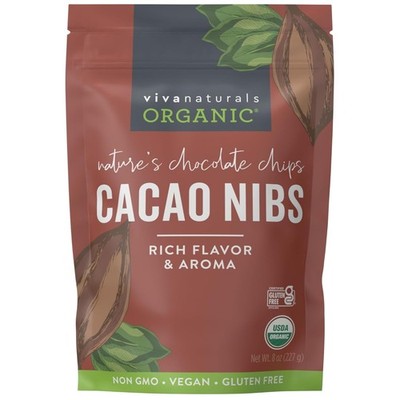 Unsweetened Cacao Nibs - Gluten-Free Chocolate Chips