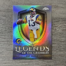 2025 Topps Chrome - Legends of the Gridiron Kurt Warner #LOG-1 Refractor