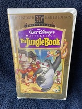 The Jungle Book Disney Masterpiece 30th Anniversary Limited Edition VHS