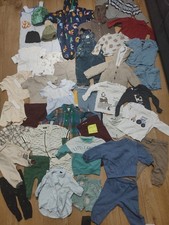 #907💙Huge Bundle Of Baby Boy Clothes 6-9months NEXT GEORGE RALPH RIVER GAP H&M
