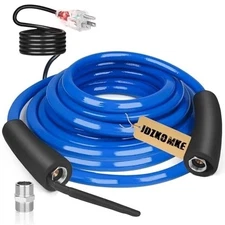 15FT Heated RV Water Hose - Freeze Protection Down to -45°F, Heavy-Duty