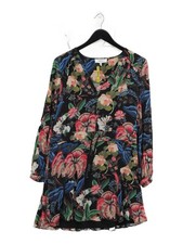 Reiss A-Line Midi Dress UK10 in Multi